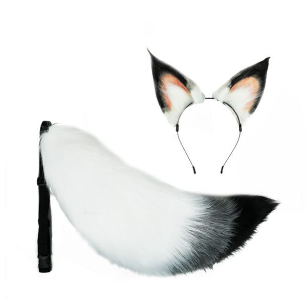 mascot costumes plush fox ears headband foxtail suit props animal ears headdress animal tail accessories, Red;yellow
mascot costumes plush fox ears headband foxtail suit props animal ears headdress animal tail accessories, Red;yellow