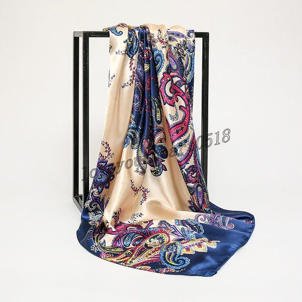 silk scarf satin hijab women summer square scarf bag scarf bohemian retro paisley ladies scarves indian muslim islamic kerchief, Blue;gray
silk scarf satin hijab women summer square scarf bag scarf bohemian retro paisley ladies scarves indian muslim islamic kerchief, Blue;gray