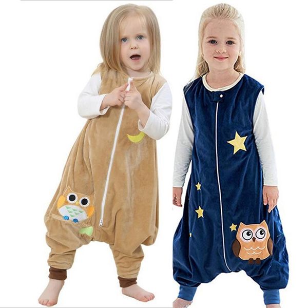 jumpsuits toddler cartoon clothes spring autumn sleeping bag flannel baby girl pajamas boys sleep 2 4 6 years 210827, Blue;red
jumpsuits toddler cartoon clothes spring autumn sleeping bag flannel baby girl pajamas boys sleep 2 4 6 years 210827, Blue;red