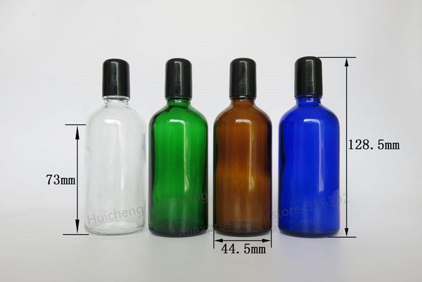 100ml amber green blue clear boston round roll on roller bottles for essential oils 100cc glass roll-on vials storage & jars
100ml amber green blue clear boston round roll on roller bottles for essential oils 100cc glass roll-on vials storage & jars