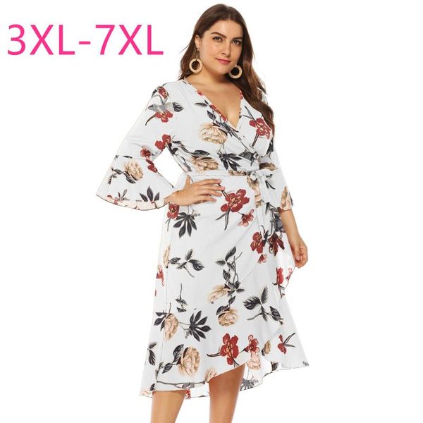 casual dresses spring summer plus size long dress for women large loose sleeve flower v neck belt white 4xl 5xl 6xl 7xl, Black;gray
casual dresses spring summer plus size long dress for women large loose sleeve flower v neck belt white 4xl 5xl 6xl 7xl, Black;gray