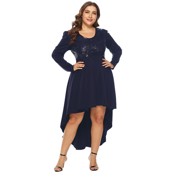 casual dresses 2021 spring summer women's dress europe america fashion plus size medium long sequin sleeve female, Black;gray
casual dresses 2021 spring summer women's dress europe america fashion plus size medium long sequin sleeve female, Black;gray