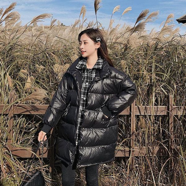 woman jacket parkas coat winter long houndstooth cotton clothing women's loose veste femme down &, Black
woman jacket parkas coat winter long houndstooth cotton clothing women's loose veste femme down &, Black
