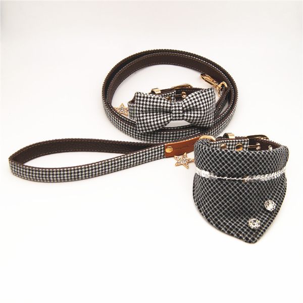 black white houndtooth bow tie dog collars leashes bandana set adjustable girl boy dogs comfortable plaid pattern (s)
black white houndtooth bow tie dog collars leashes bandana set adjustable girl boy dogs comfortable plaid pattern (s)
