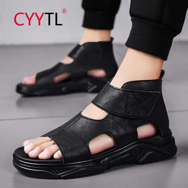 sandals cyytl summer high-leather men fashion breathable casual outdoor shoes comfortable sandalias zapatos hombre sandles, Black
sandals cyytl summer high-leather men fashion breathable casual outdoor shoes comfortable sandalias zapatos hombre sandles, Black