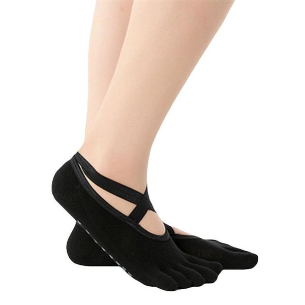 sports socks 1 pair cotton women yoga breathable non-slip halter straps boat ballet dance pilates, Black
sports socks 1 pair cotton women yoga breathable non-slip halter straps boat ballet dance pilates, Black