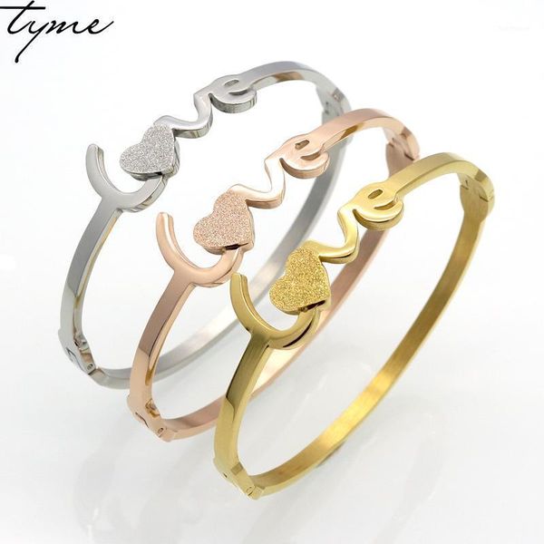 titanium steel gold-color charm lovers bracelet for women fashion jewelry "love" heart bracelets & bangles jewelry1, Black
titanium steel gold-color charm lovers bracelet for women fashion jewelry "love" heart bracelets & bangles jewelry1, Black