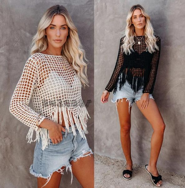 donsignet swimsuit cover up spring/summer 2021 knitted women's splicing hollow woven bikini shirt beach dress swimwear, White;black
donsignet swimsuit cover up spring/summer 2021 knitted women's splicing hollow woven bikini shirt beach dress swimwear, White;black
