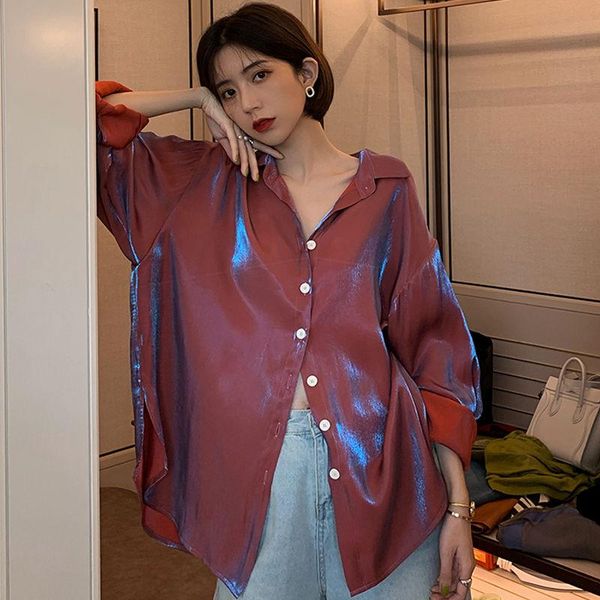 women's blouses & shirts qnpqyx vintage womens 2021 elegant women autumn fashion button up shirt solid loose long sleeve, White
women's blouses & shirts qnpqyx vintage womens 2021 elegant women autumn fashion button up shirt solid loose long sleeve, White