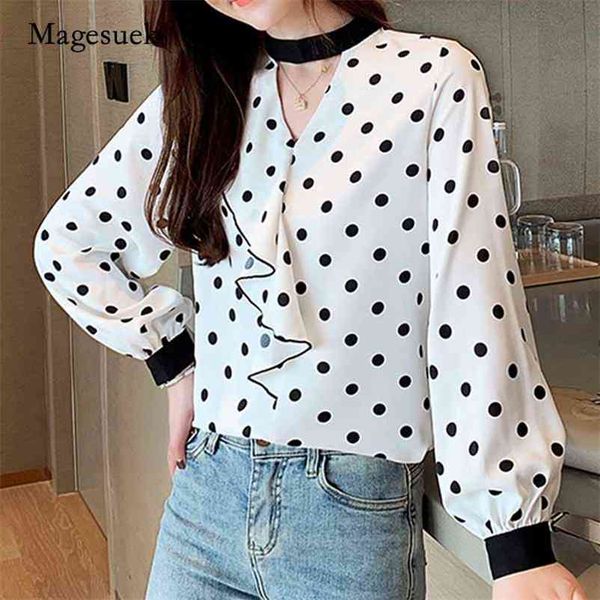 autumn fashion hollow ruffles women's blouse long sleeve women polka dot print chiffon shirts blusas mujer 10700 210518, White
autumn fashion hollow ruffles women's blouse long sleeve women polka dot print chiffon shirts blusas mujer 10700 210518, White