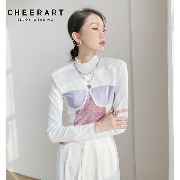 fashion designer patchwork turtleneck long sleeve t shirt women white black tshirt aesthetic ladies women's t-shirt
fashion designer patchwork turtleneck long sleeve t shirt women white black tshirt aesthetic ladies women's t-shirt