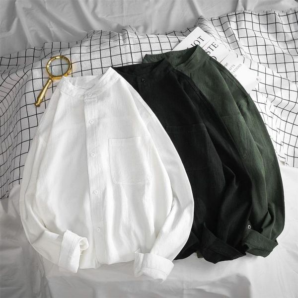 men's casual shirts 2021 autumn winter 100% cotton shirt oversize 5xl lapel fashion loose long sleeve soft and chic korean top, White;black
men's casual shirts 2021 autumn winter 100% cotton shirt oversize 5xl lapel fashion loose long sleeve soft and chic korean top, White;black