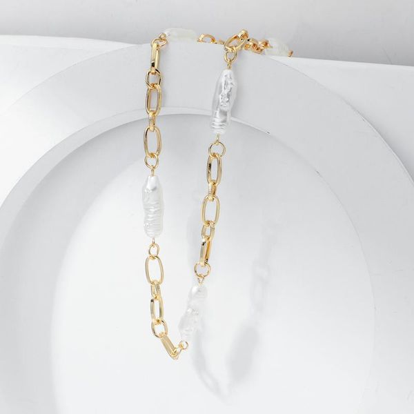 chokers flashbuy trendy irregular long pearl chain necklace necklaces for women gold color metal choker jewelry, Golden;silver
chokers flashbuy trendy irregular long pearl chain necklace necklaces for women gold color metal choker jewelry, Golden;silver