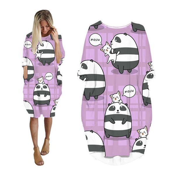 casual dresses midi dress shirt woman cartoon panda 3d printed fashion pocket harajuku long sleeve street style womens plus size, Black;gray
casual dresses midi dress shirt woman cartoon panda 3d printed fashion pocket harajuku long sleeve street style womens plus size, Black;gray