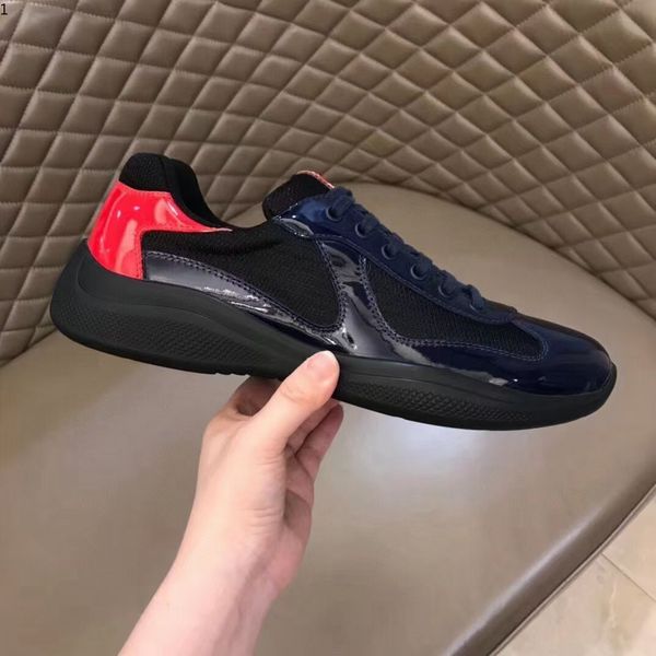2021selling Men Fashion Casual Shoes America's Cup Design Patent Leather and Nylon Luxy Sneakers mens shoe mkjxx0003
2021selling Men Fashion Casual Shoes America's Cup Design Patent Leather and Nylon Luxy Sneakers mens shoe mkjxx0003