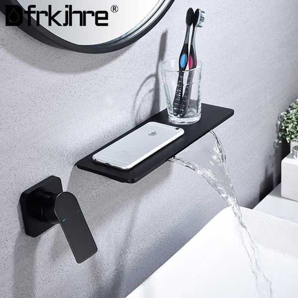 waterfall basin faucet matte black wall mounted bathroom bathtub large shelf platform cold water mixer tap sink faucets
waterfall basin faucet matte black wall mounted bathroom bathtub large shelf platform cold water mixer tap sink faucets