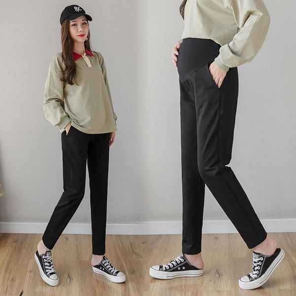 maternity bottoms 809# autumn black pants high waist belly clothes for pregnant women 3xl plus size pregnancy casual trousers, White
maternity bottoms 809# autumn black pants high waist belly clothes for pregnant women 3xl plus size pregnancy casual trousers, White