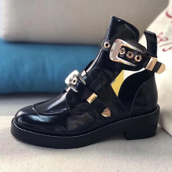 boots brand design female ankle women 2021 fashion genuine leather buckle punk motorcycle winter thick sole shoes woman, Black
boots brand design female ankle women 2021 fashion genuine leather buckle punk motorcycle winter thick sole shoes woman, Black