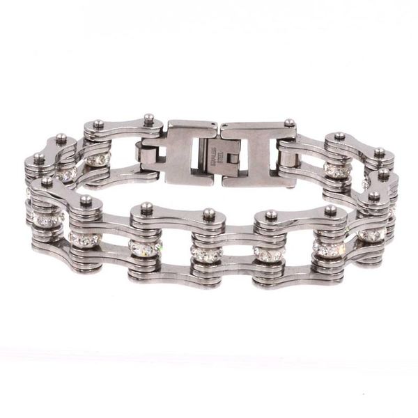 link, chain stainless steel punk bracelets women's color motorcycle bracelet women bicycle jewelry gifts, Black
link, chain stainless steel punk bracelets women's color motorcycle bracelet women bicycle jewelry gifts, Black