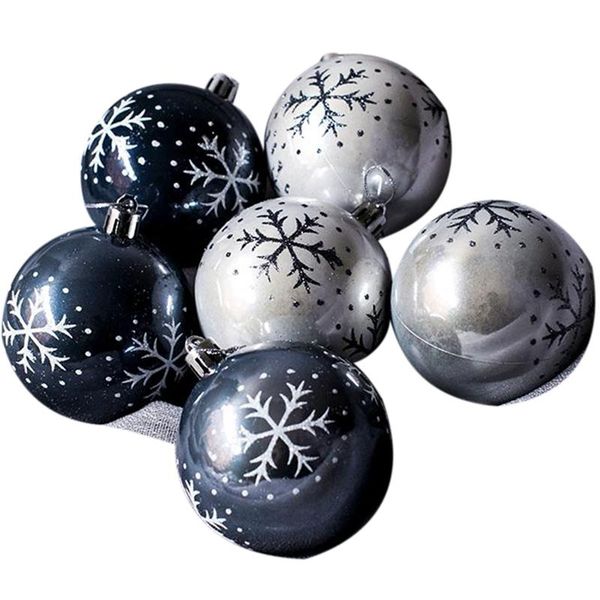 party decoration 8cm snowflake christmas ball painted hand-painted black gray hanging
party decoration 8cm snowflake christmas ball painted hand-painted black gray hanging