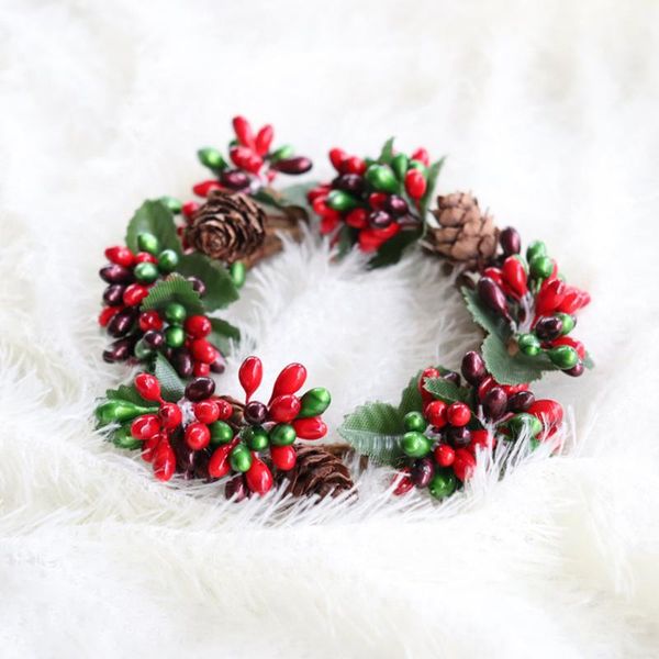 4pcs artificial christmas garland wall mount pine cones red fruit decorative wreath for home wedding party door hanging decor flowers & wrea
4pcs artificial christmas garland wall mount pine cones red fruit decorative wreath for home wedding party door hanging decor flowers & wrea