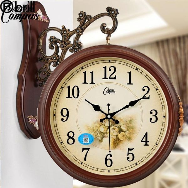 wall clocks wood retro double face clock vintage digital round creative silent home decor living room horloge murale gift
wall clocks wood retro double face clock vintage digital round creative silent home decor living room horloge murale gift