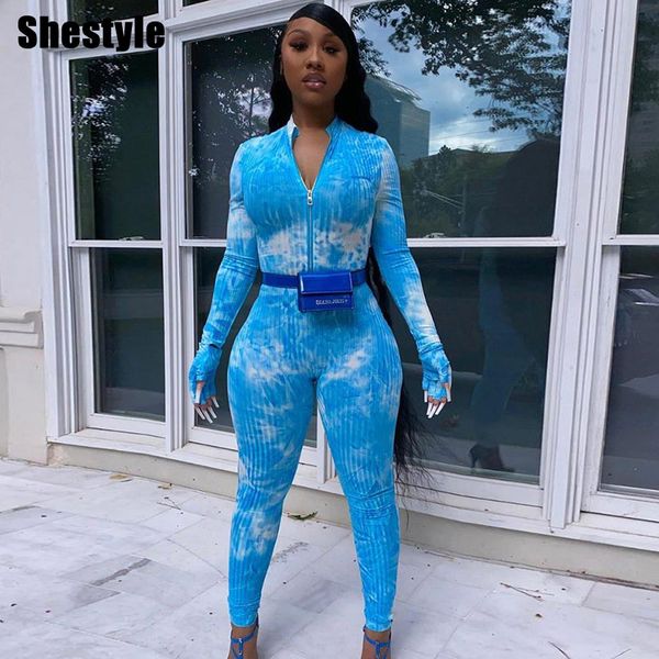 shestyle tie dye jumpsuits overalls for women bodycon front zipper stand collar push up stylish body festival clothingby, Black;white
shestyle tie dye jumpsuits overalls for women bodycon front zipper stand collar push up stylish body festival clothingby, Black;white