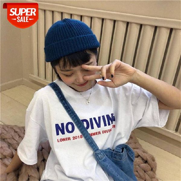 new korean letter short sleeve t-shirt women's harajuku bf style loose half student #lj9f, White
new korean letter short sleeve t-shirt women's harajuku bf style loose half student #lj9f, White