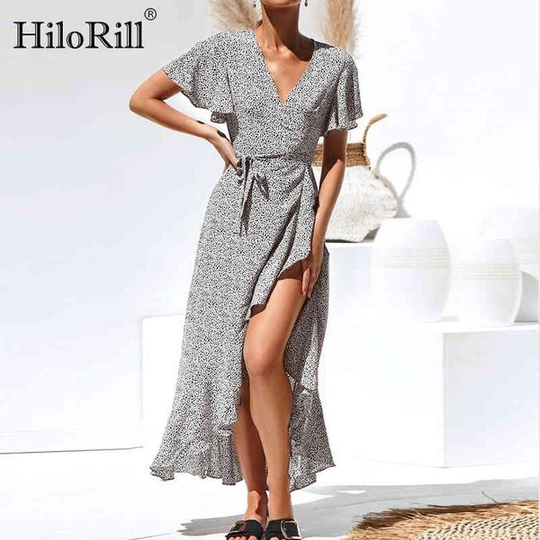 long dress women summer boho floral print maxi bodycon v-neck slit party elegant ruffles wrap robe 210508, Black;gray
long dress women summer boho floral print maxi bodycon v-neck slit party elegant ruffles wrap robe 210508, Black;gray