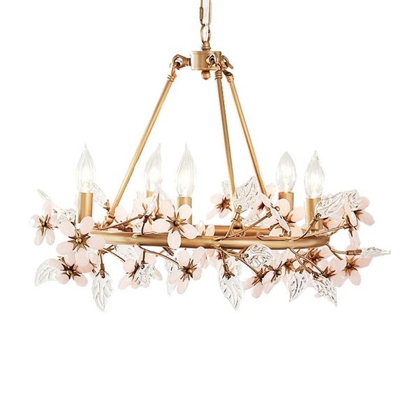 pendant lamps american country candle chandelier retro french pastoral creative crystal living room dining bedroom
pendant lamps american country candle chandelier retro french pastoral creative crystal living room dining bedroom