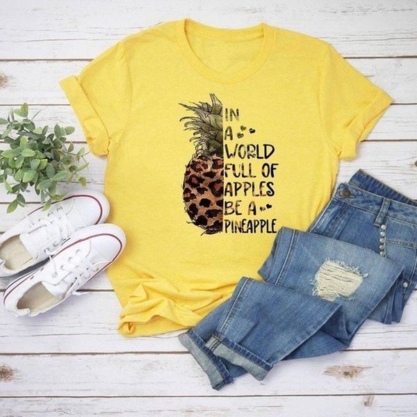 pineapple letter print women t shirt short sleeve o neck loose tshirt ladies fashion tee clothes mujer women's t-shirt, White
pineapple letter print women t shirt short sleeve o neck loose tshirt ladies fashion tee clothes mujer women's t-shirt, White