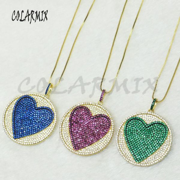 pendant necklaces 3 pieces round pendants necklace colors heart fashion accessories for women gift valentine's day zircon 50171, Silver
pendant necklaces 3 pieces round pendants necklace colors heart fashion accessories for women gift valentine's day zircon 50171, Silver