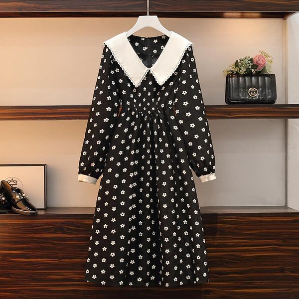 casual dresses 4xl plus size women elegant vintage flower print dress autumn winter 2021 long sleeve v neck patchwork black, Black;gray
casual dresses 4xl plus size women elegant vintage flower print dress autumn winter 2021 long sleeve v neck patchwork black, Black;gray