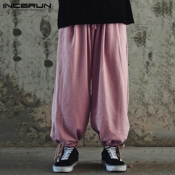men's pants incerun mens harem drawstring joggers leisure 2021 solid color loose casual high street stylish trousers men s-3xl, Black
men's pants incerun mens harem drawstring joggers leisure 2021 solid color loose casual high street stylish trousers men s-3xl, Black