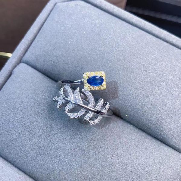 real and natural sapphire rings 925 sterling silver fine jewelry birthday gift cluster, Golden;silver
real and natural sapphire rings 925 sterling silver fine jewelry birthday gift cluster, Golden;silver