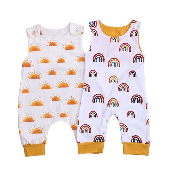 jumpsuits breathable baby boys sleeveless jumpsuit summer infant rainbow /sun printing round collar romper casual clothing travel vacation, Blue
jumpsuits breathable baby boys sleeveless jumpsuit summer infant rainbow /sun printing round collar romper casual clothing travel vacation, Blue