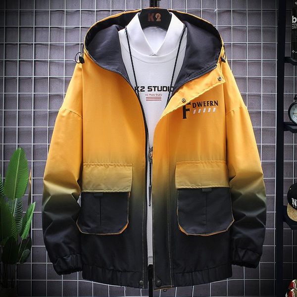 men's jackets hooded patchwork mens zipper 2021 autumn winter casual male coats gold white jacket, Black;brown
men's jackets hooded patchwork mens zipper 2021 autumn winter casual male coats gold white jacket, Black;brown