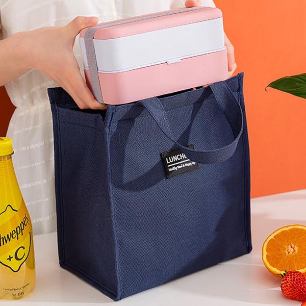 solid color lunch bag portable thermal cooler bags women men kids insulated box waterproof tote storage
solid color lunch bag portable thermal cooler bags women men kids insulated box waterproof tote storage