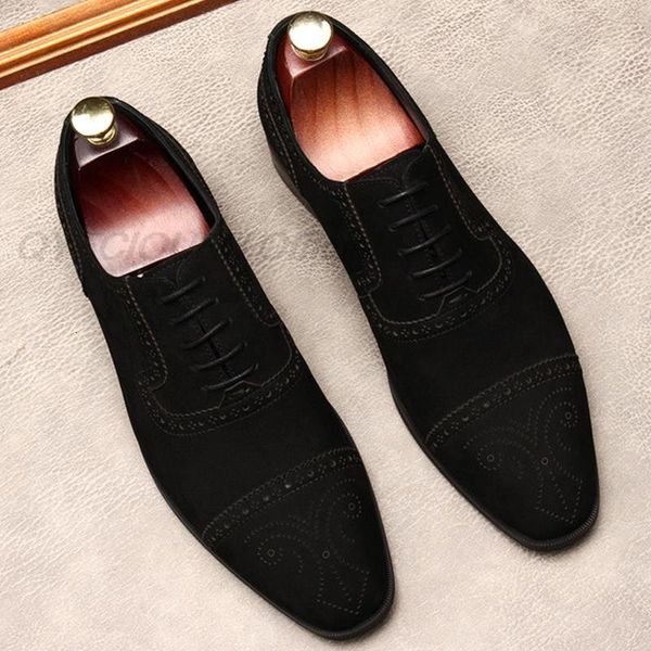 dress shoes fashion suede oxford men brogues genuine leather italian brand lace up business wedding black formal party shoe onn6
dress shoes fashion suede oxford men brogues genuine leather italian brand lace up business wedding black formal party shoe onn6