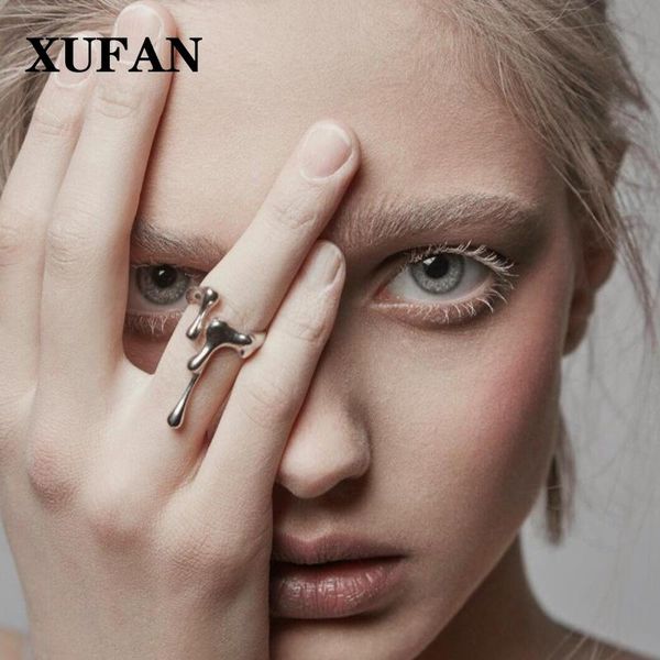 cluster rings xufan punk style drop wax ring adjustable open drool jewelry gold hip hop women simple index finger, Golden;silver
cluster rings xufan punk style drop wax ring adjustable open drool jewelry gold hip hop women simple index finger, Golden;silver