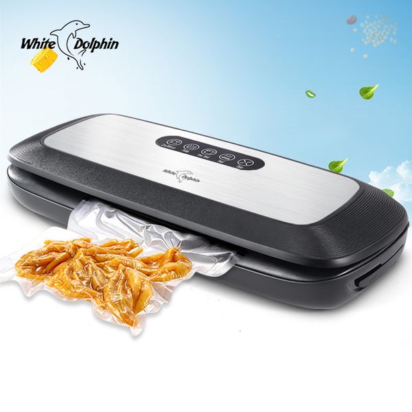 white dolphin food vacuum sealer machine 220v 110v for food saver with 10pcs bags home electric vacuum sealer packaging machine
white dolphin food vacuum sealer machine 220v 110v for food saver with 10pcs bags home electric vacuum sealer packaging machine