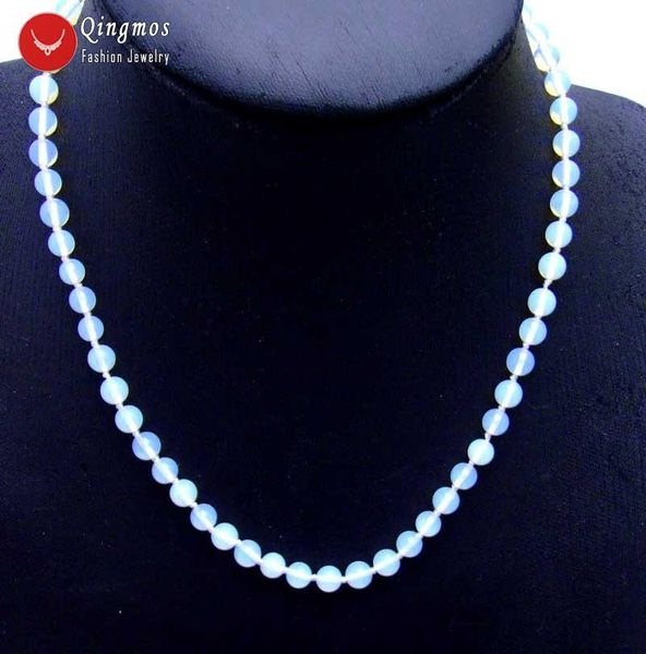 qingmos trendy natural opal stone necklace for women with 6mm round blue chokers fine jewelry 17" nec6075, Golden;silver
qingmos trendy natural opal stone necklace for women with 6mm round blue chokers fine jewelry 17" nec6075, Golden;silver