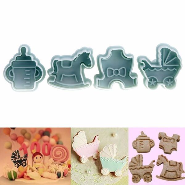 baking & pastry tools 4pcs/lot baby carriage trojan horse clothes bottle cake fondant plunger cutter diy mold decorating mould f2365
baking & pastry tools 4pcs/lot baby carriage trojan horse clothes bottle cake fondant plunger cutter diy mold decorating mould f2365