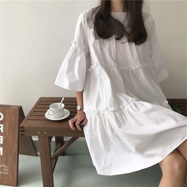 maternity dresses dress women's summer style loose age-reducing small figure thin skirt pregnancy vestido gestante, White
maternity dresses dress women's summer style loose age-reducing small figure thin skirt pregnancy vestido gestante, White