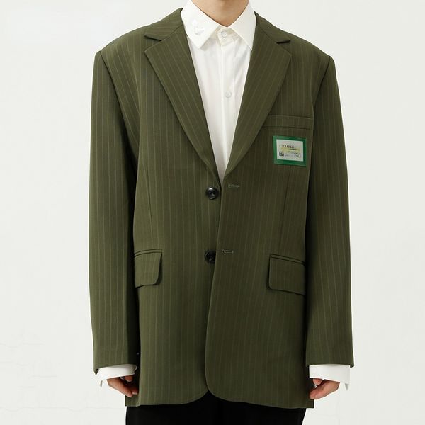 autumn korean style trendy striped suit jacket men 2021 new style ins loose and handsome casual single-breasted, White;black
autumn korean style trendy striped suit jacket men 2021 new style ins loose and handsome casual single-breasted, White;black