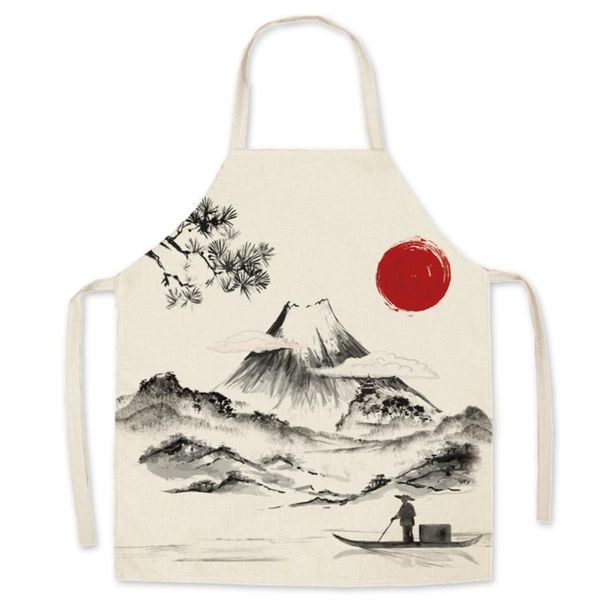 japanese ukiyoe linen kitchen apron with pocket water and oil resistant barbecue aprons tools
japanese ukiyoe linen kitchen apron with pocket water and oil resistant barbecue aprons tools
