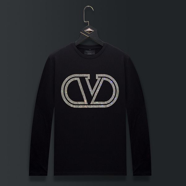fashion fleece hoodies drill letter spring and autumn round neck long sleeve t shirt men's backing brand casual loose clothing, Black
fashion fleece hoodies drill letter spring and autumn round neck long sleeve t shirt men's backing brand casual loose clothing, Black