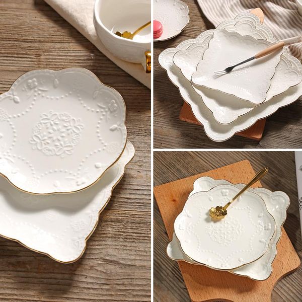 inch western-style phnom penh embossed lace flower ceramic plate cake western decoration gift dishes & plates
inch western-style phnom penh embossed lace flower ceramic plate cake western decoration gift dishes & plates