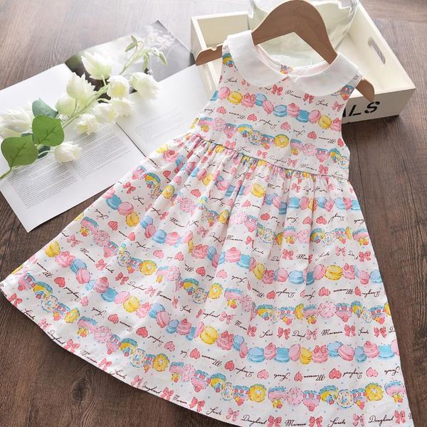 girls cartoon pattern dress 2021 summer kids lovely sleeveless print baby children sweet party princess dresses vestidos girl's, Red;yellow
girls cartoon pattern dress 2021 summer kids lovely sleeveless print baby children sweet party princess dresses vestidos girl's, Red;yellow