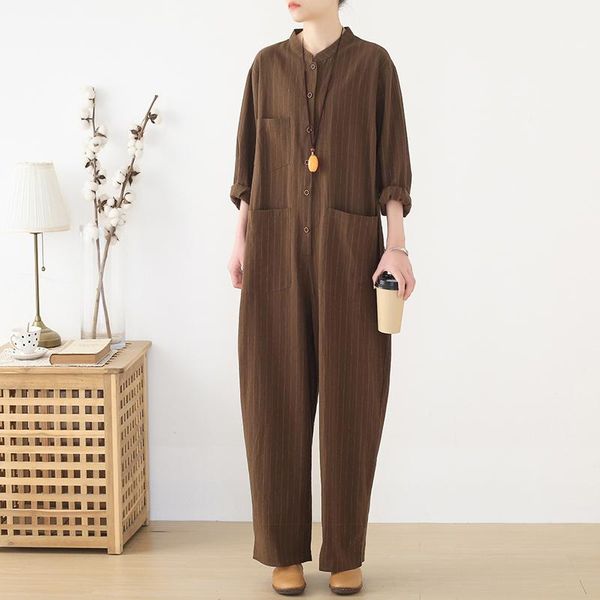 women spring autumn striped jumpsuit romper female casual playsuit overalls ladies wide leg loose trousers fashion bodysuit women's jum, Black;white
women spring autumn striped jumpsuit romper female casual playsuit overalls ladies wide leg loose trousers fashion bodysuit women's jum, Black;white